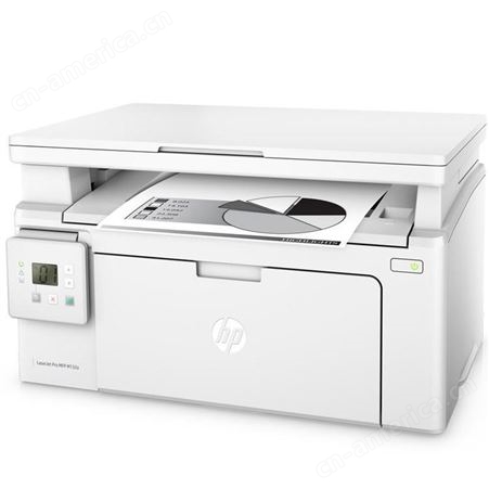HP惠普132黑白激光多功能复印扫描传真一体打印机