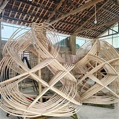 竹异形摆件 异形竹工艺定制加工 严选材料 老师傅竹木建筑